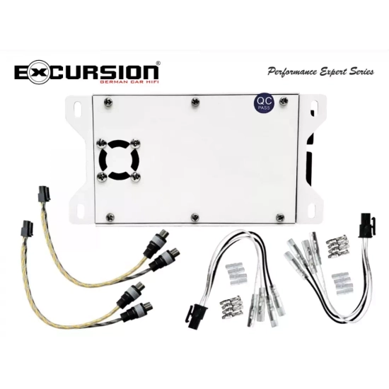 Excursion PXA-45 4-kanałowy mini wzmacniacz samochodowy do fabrycznych systemów audio - moc RMS: 4x80-100W / 2x200W, klasa FRD, wej. High/Low, Auto On